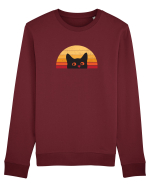 Retro Cat  Bluză mânecă lungă Unisex Rise