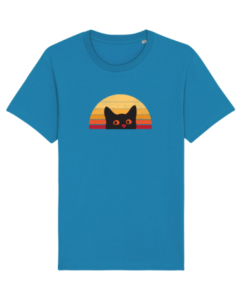 Retro Cat  Azur