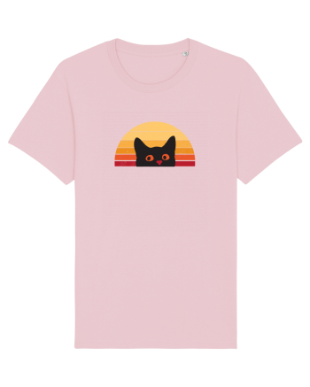 Retro Cat  Cotton Pink