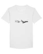 The creation of cigar Tricou mânecă scurtă guler larg Bărbat Skater
