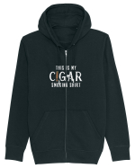My Cigar smoking shirt. Hanorac cu fermoar Unisex Connector