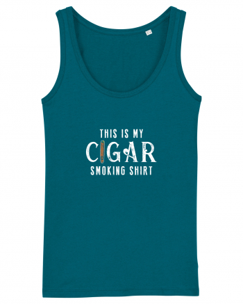 My Cigar smoking shirt. Ocean Depth