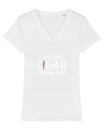 My Cigar smoking shirt. White