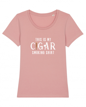 My Cigar smoking shirt. Canyon Pink