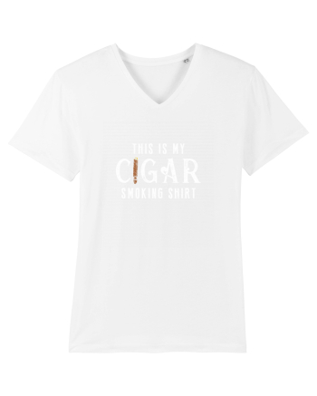 My Cigar smoking shirt. White