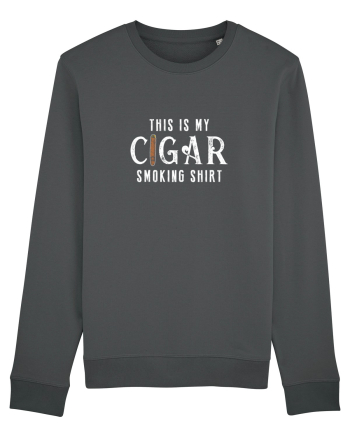 My Cigar smoking shirt. Anthracite