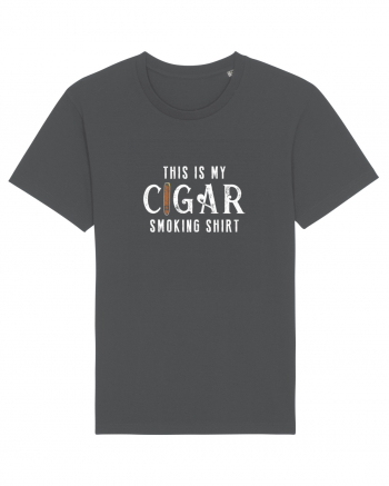 My Cigar smoking shirt. Anthracite