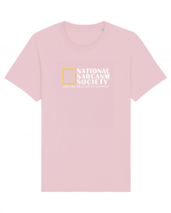 National Sarcasm  Society Cotton Pink