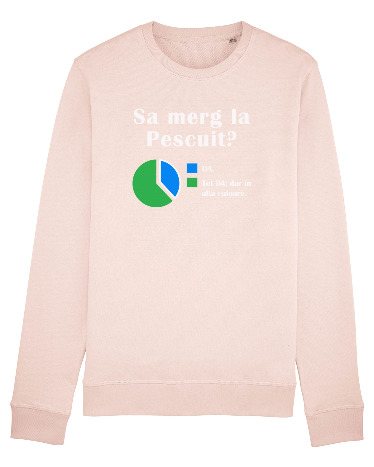 Bluză mânecă lungă Unisex Rise Candy Pink