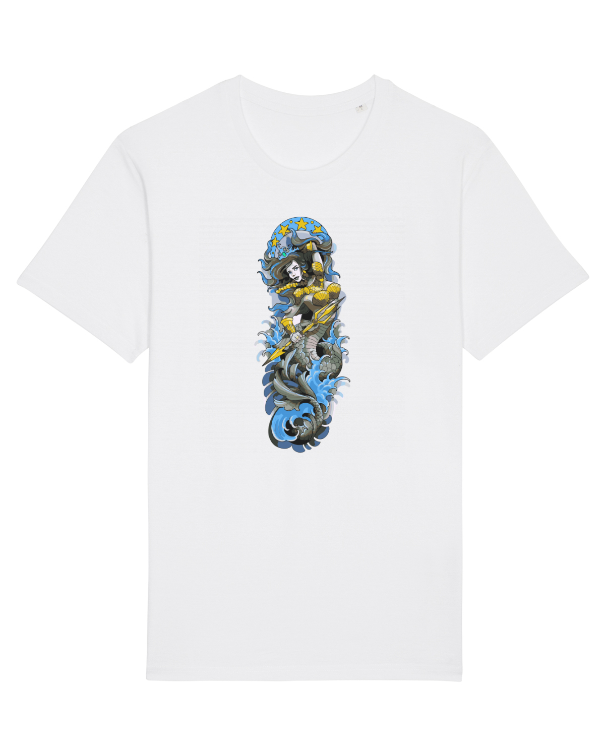 Tricou mânecă scurtă Unisex Rocker White