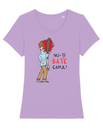 Nu-ți BATE capul! Tricou mânecă scurtă guler larg fitted Damă Expresser