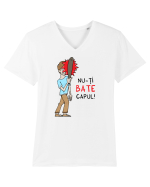 Nu-ți BATE capul! Tricou mânecă scurtă guler V Bărbat Presenter