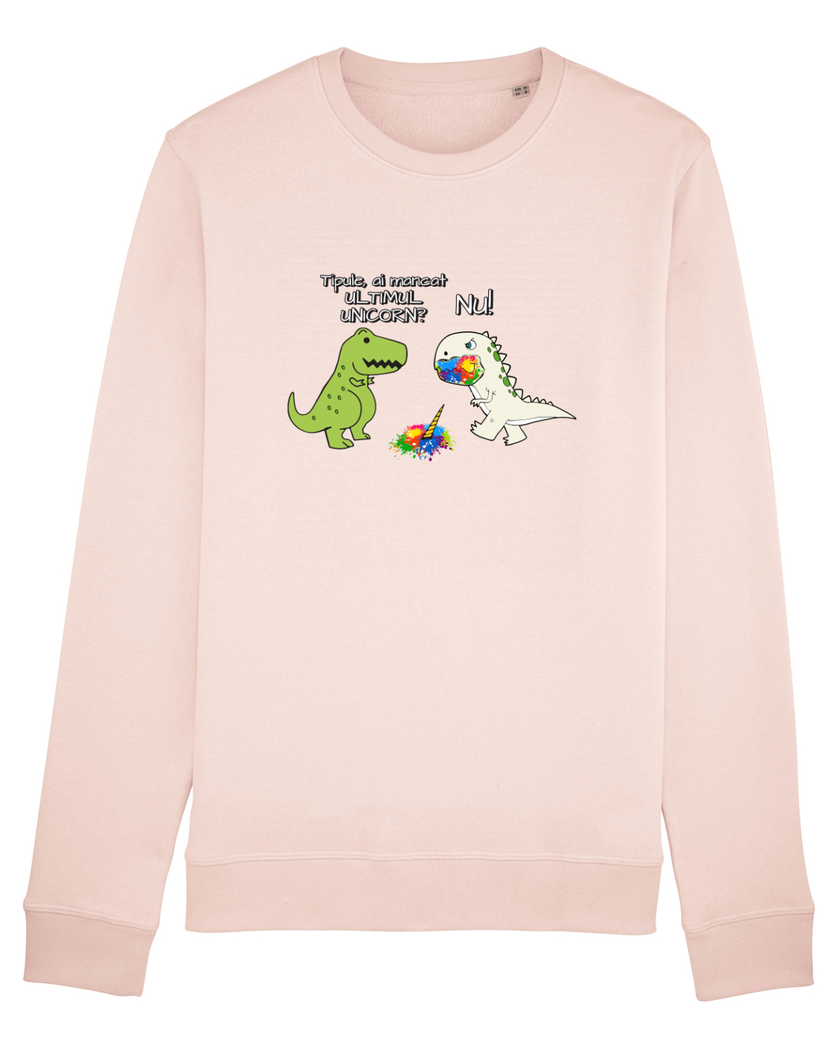 Bluză mânecă lungă Unisex Rise Candy Pink