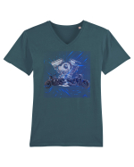 Bikes Tricou mânecă scurtă guler V Bărbat Presenter
