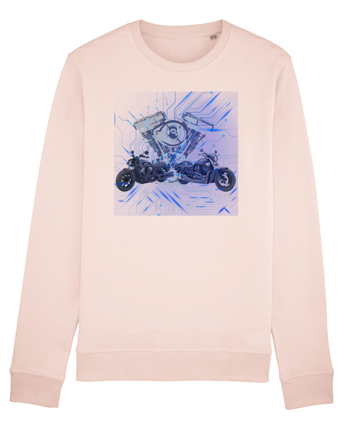 Bluză mânecă lungă Unisex Rise Candy Pink