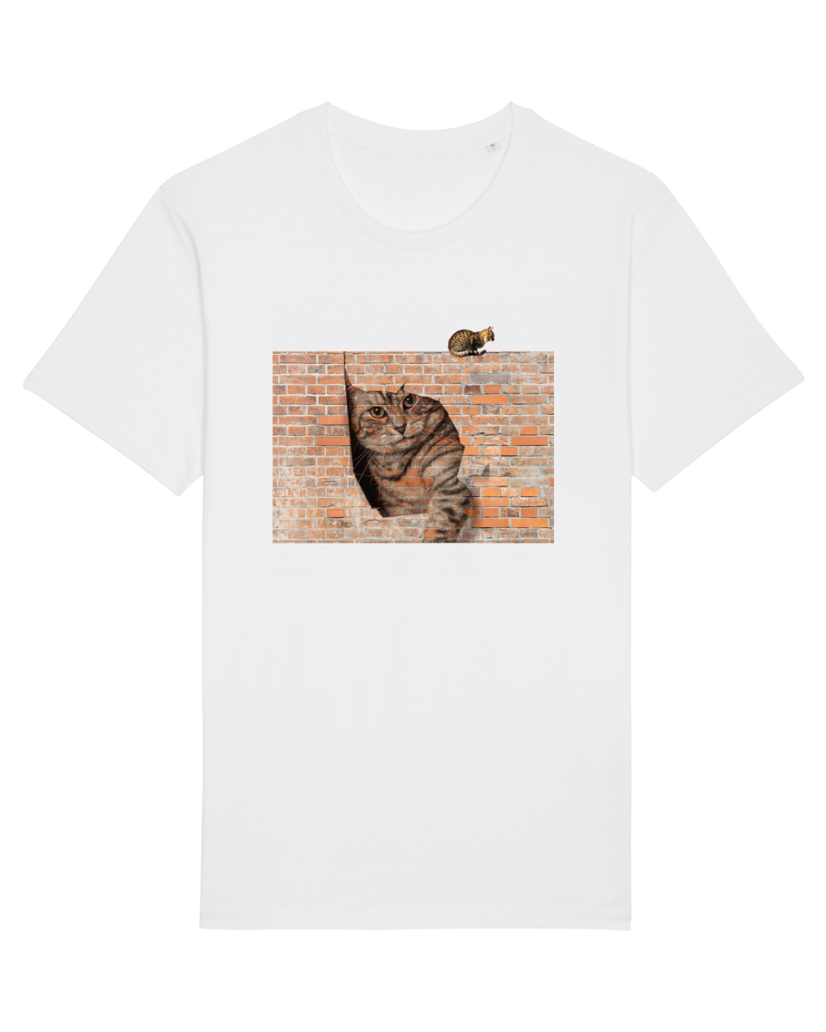 Tricou mânecă scurtă Unisex Rocker White