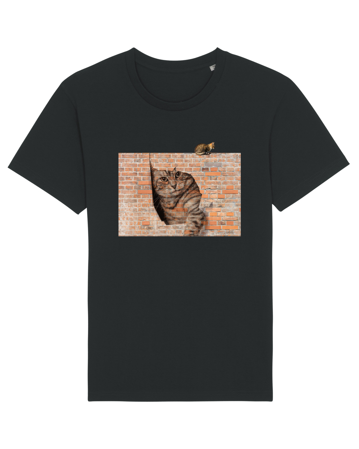 Tricou mânecă scurtă Unisex Rocker Black