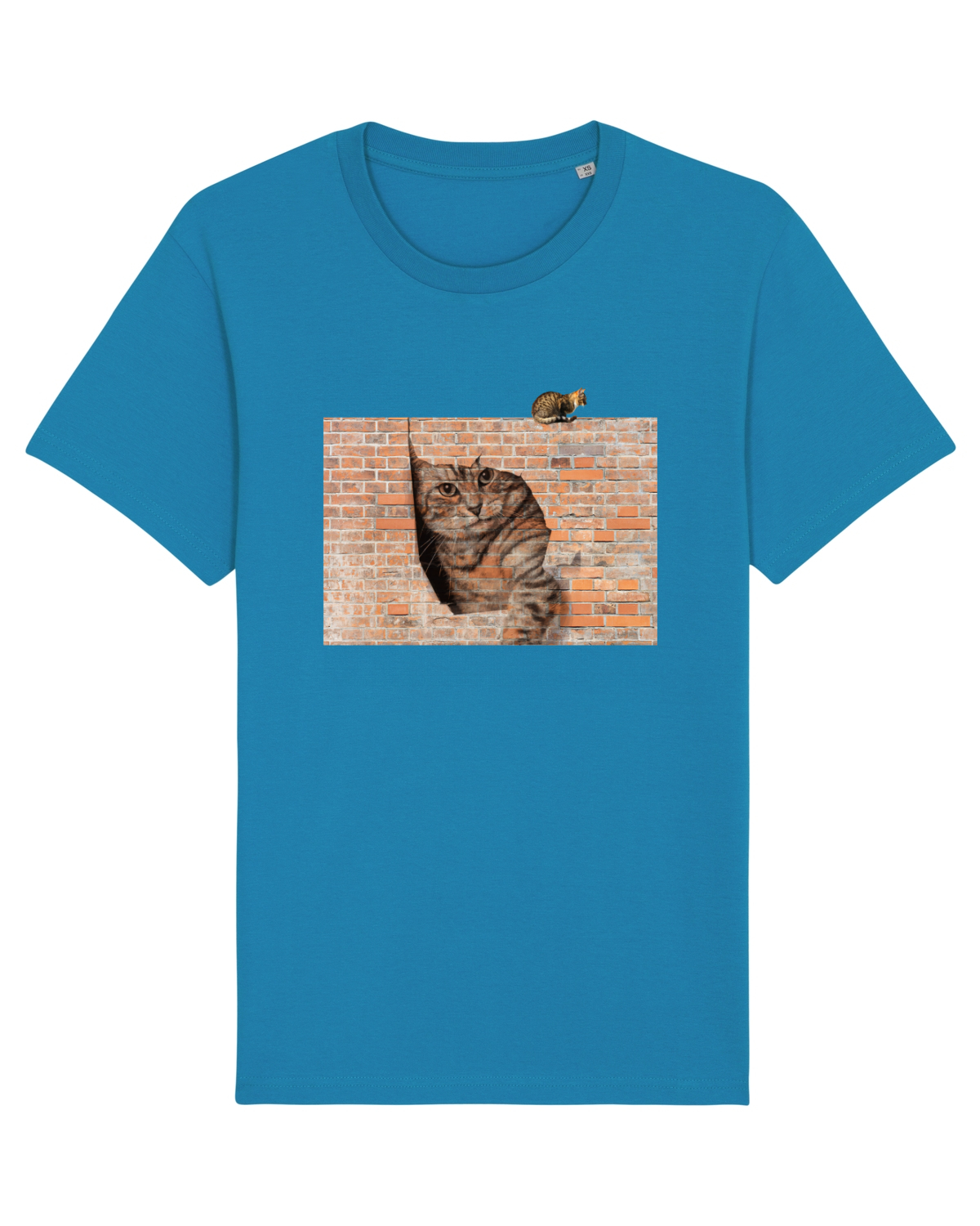 Tricou mânecă scurtă Unisex Rocker Azur