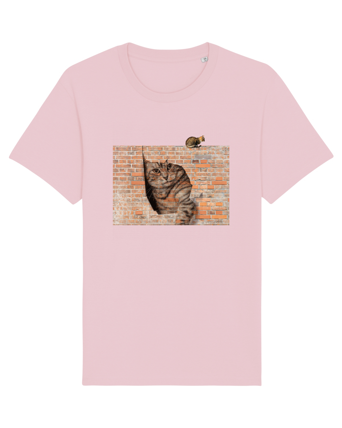 Tricou mânecă scurtă Unisex Rocker Cotton Pink