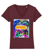 Sap Ma Boi a Tricou mânecă scurtă guler V Damă Evoker