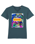 Sap Ma Boi a Tricou mânecă scurtă guler V Bărbat Presenter