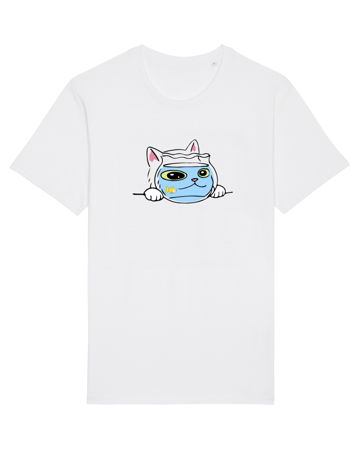 Tricou mânecă scurtă Unisex Rocker White