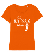 Cute, but Psycho Tricou mânecă scurtă guler larg fitted Damă Expresser