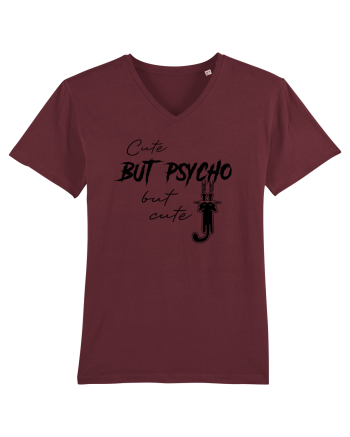 Cute, But Psycho Burgundy
