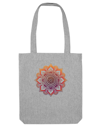 Orange Mandala Heather Grey