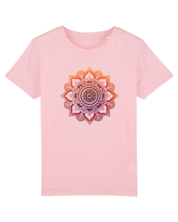 Orange Mandala Cotton Pink