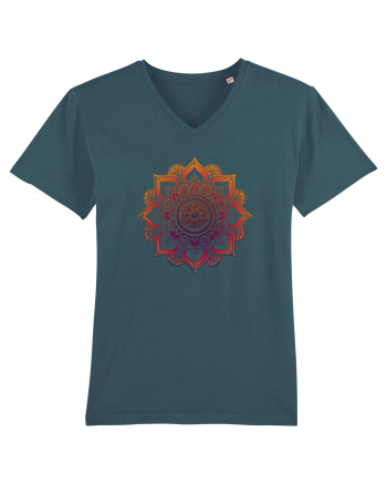 Orange Mandala Stargazer