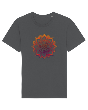 Orange Mandala Anthracite