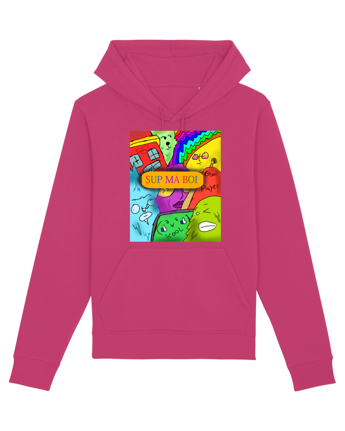 Hanorac Unisex Drummer Raspberry