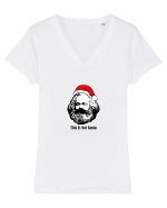 This Is Not Santa Tricou mânecă scurtă guler V Damă Evoker