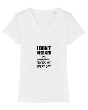i don't need sex the government fucks me everyday White