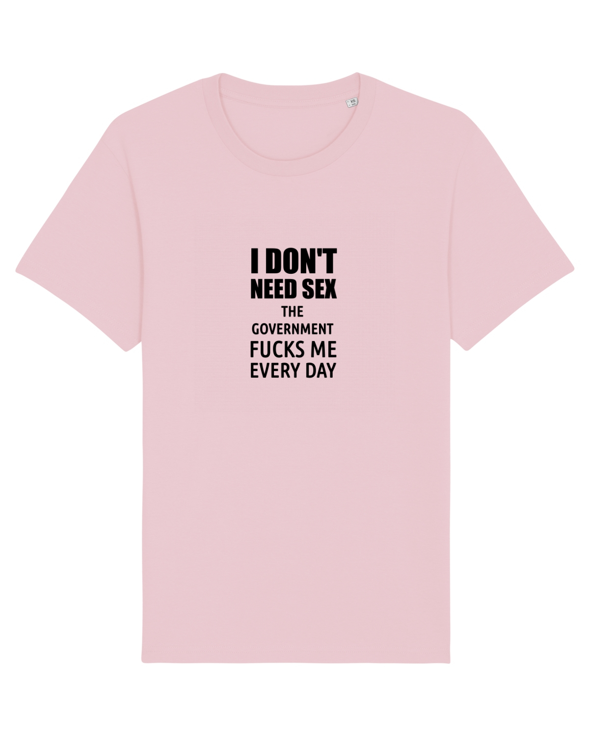 Tricou mânecă scurtă Unisex Rocker Cotton Pink