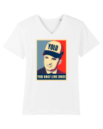 YOLO Tricou mânecă scurtă guler V Bărbat Presenter