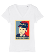 THUG LIFE Tricou mânecă scurtă guler V Damă Evoker