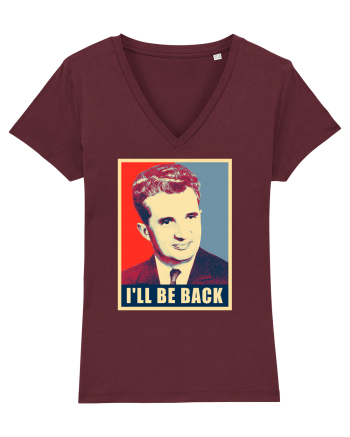 I'll be back Burgundy