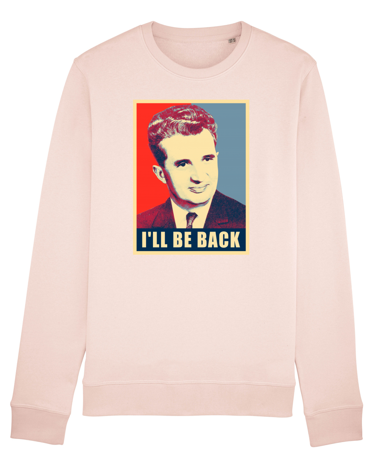 Bluză mânecă lungă Unisex Rise Candy Pink