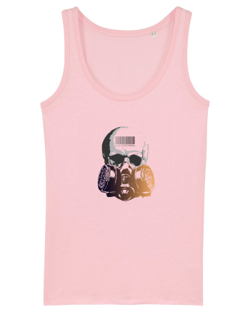 Gas Mask Skull Cotton Pink