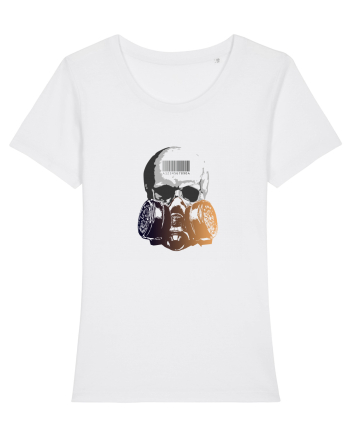 Gas Mask Skull White