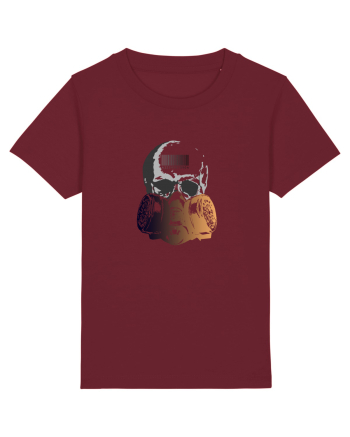 Gas Mask Skull Burgundy