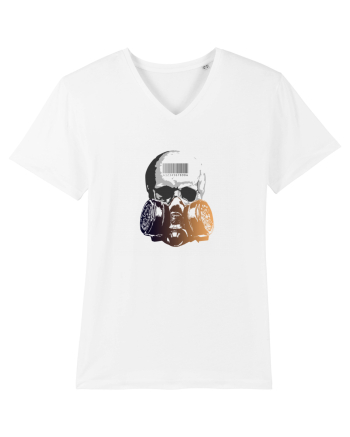 Gas Mask Skull White