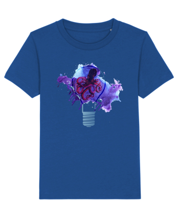 Octopus in a Light Bulb Majorelle Blue