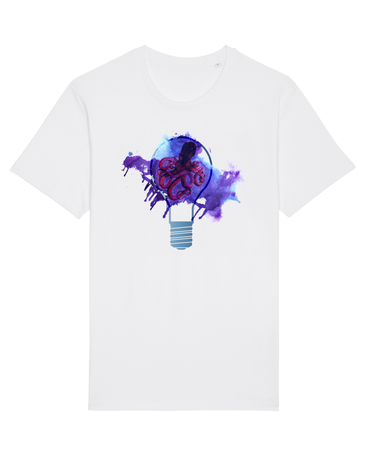 Tricou mânecă scurtă Unisex Rocker White