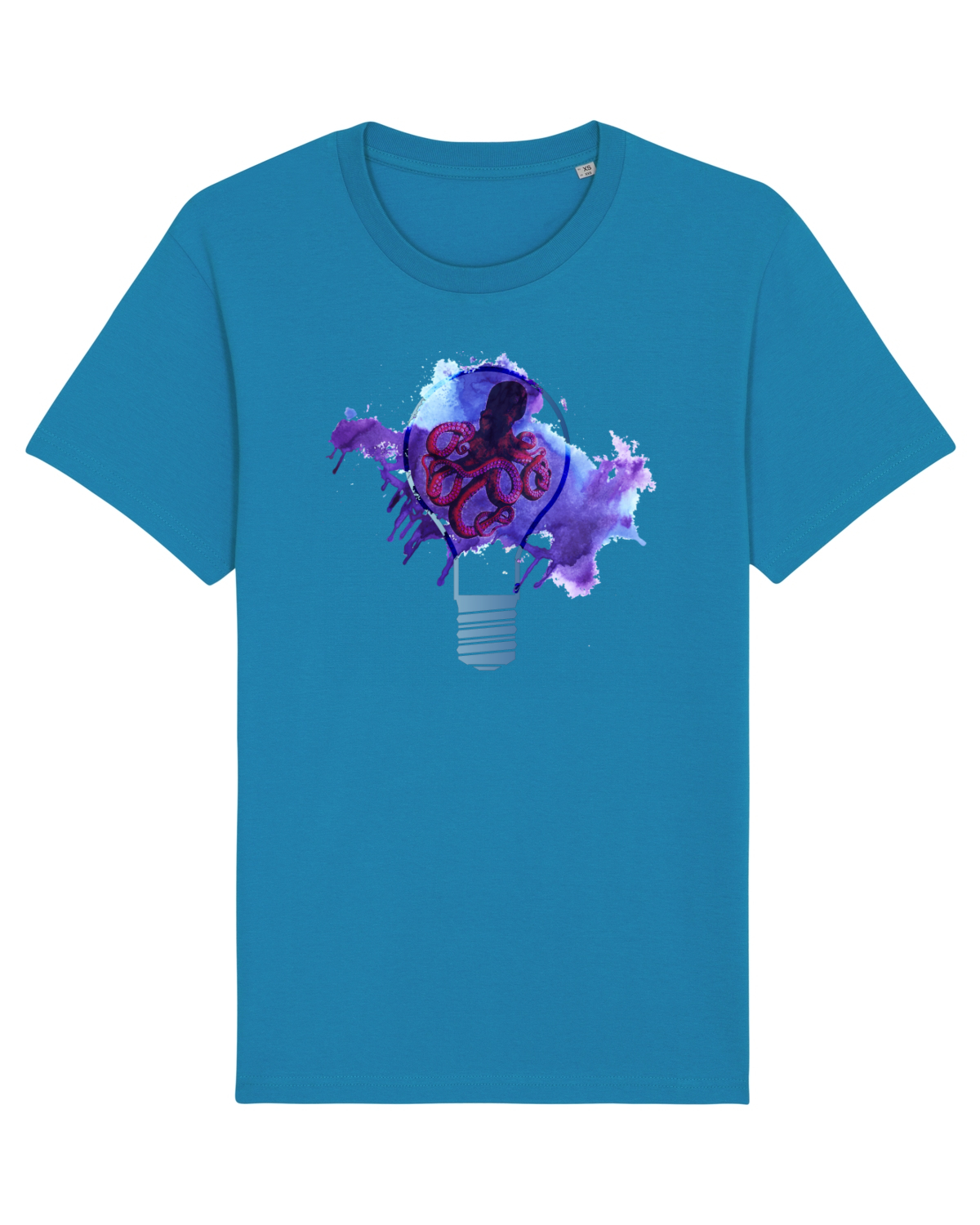 Tricou mânecă scurtă Unisex Rocker Azur