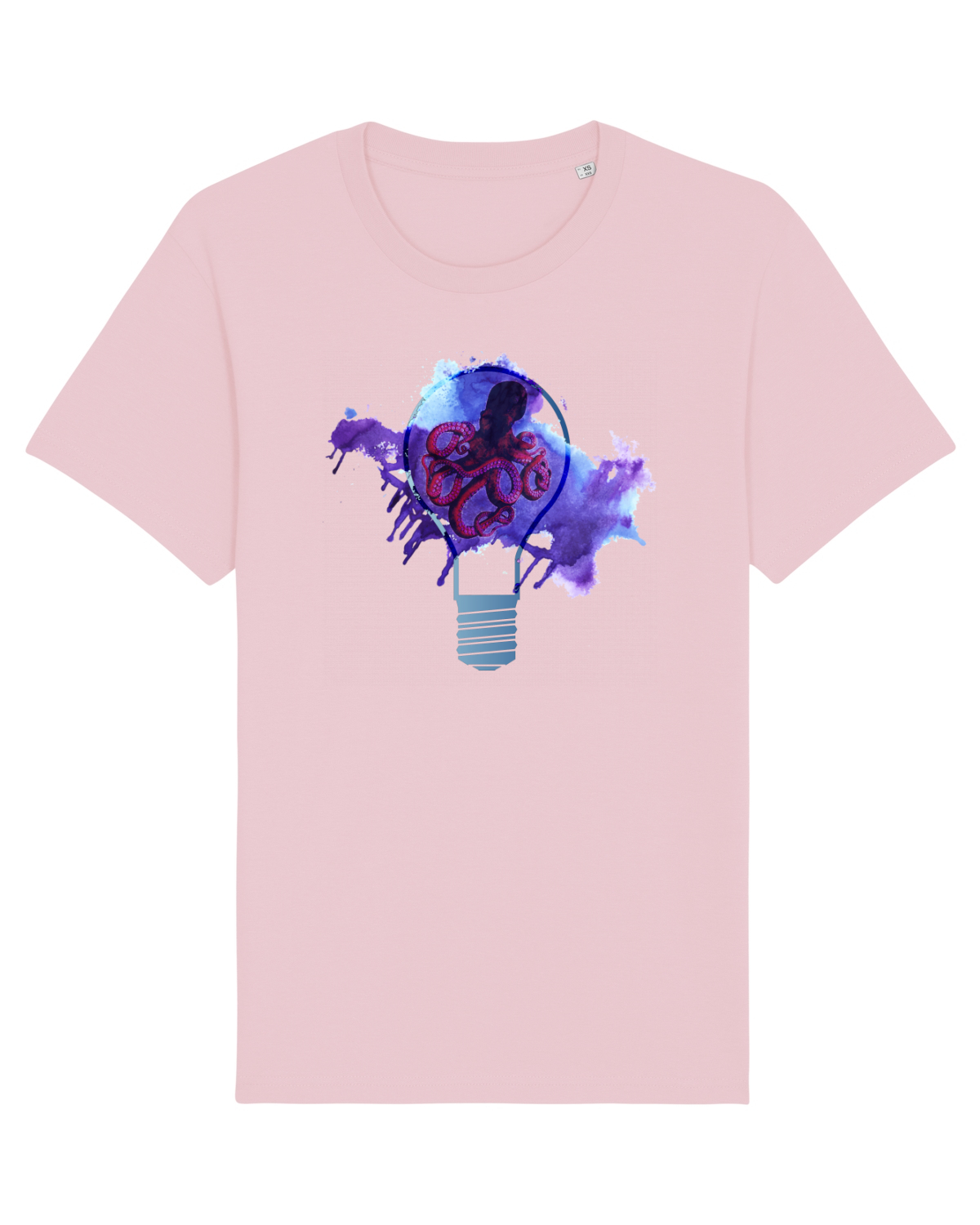 Tricou mânecă scurtă Unisex Rocker Cotton Pink