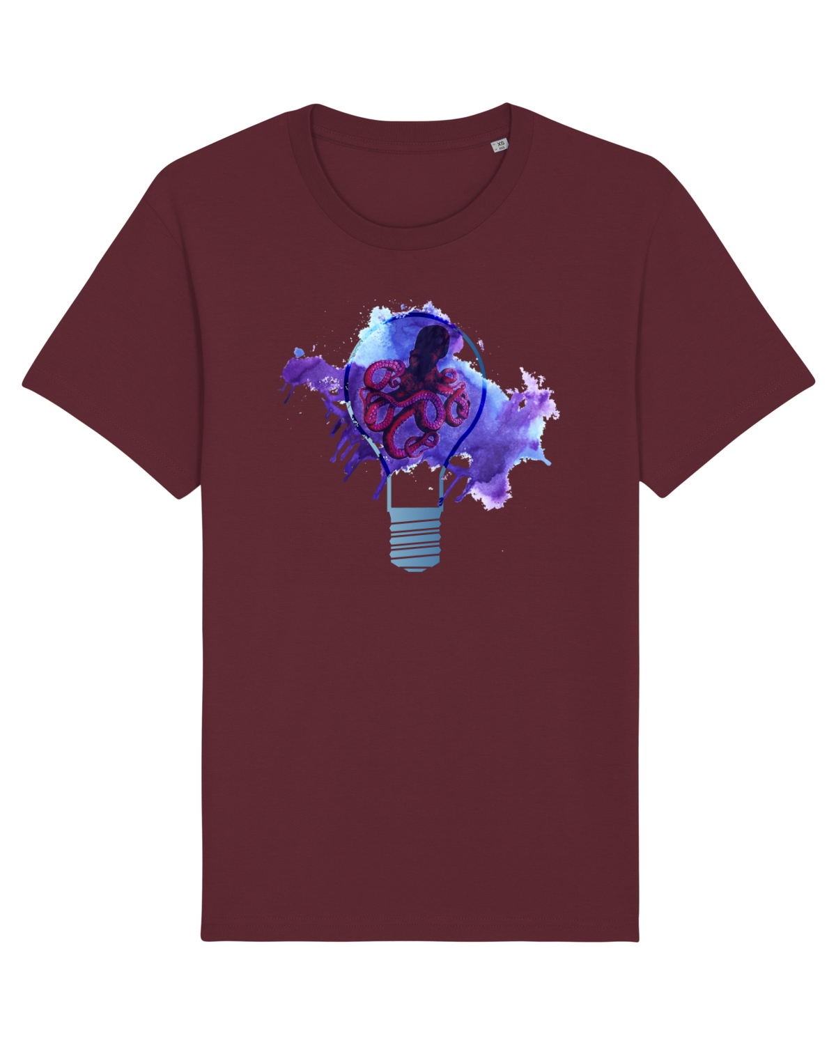 Tricou mânecă scurtă Unisex Rocker Burgundy