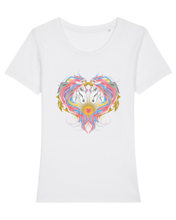 Twin Unicorns White